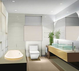 干凈優雅簡約風格衛生間設計裝飾